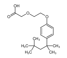108241-00-5 2-[2-[4-(2,4,4-trimethylpentan-2-yl)phenoxy]ethoxy]acetic acid
