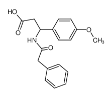β-(N-phenylacetylamino)-β-(4-methoxyphenyl)propionic acid 171002-20-3