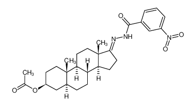 epiandrosterone acetate m-nitrobenzoylhydrazone 1191269-41-6