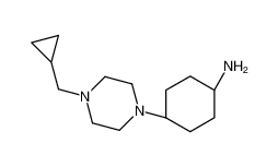 cis-4-[4-(Cyclopropylmethyl)-1-piperazinyl]cyclohexanamine 755039-90-8