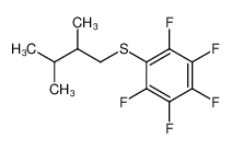 (2,3-dimethylbutyl)(perfluorophenyl)sulfane 65015-60-3