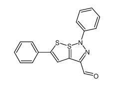 1,5-diphenyl-1H-7λ4-[1,2]dithiolo[5,1-e][1,2,3]thiadiazole-3-carbaldehyde