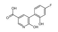 5-(4-fluoro-2-hydroxyphenyl)-6-oxo-1H-pyridine-3-carboxylic acid 1261930-82-8
