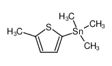 trimethyl(5-methylthiophen-2-yl)stannane 86134-27-2