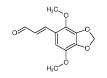 3-(4,7-dimethoxy-benzo[1,3]dioxol-5-yl)-acrylaldehyde 54976-79-3