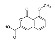 61330-01-6 8-methoxy-1-oxoisochromene-3-carboxylic acid