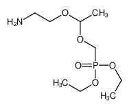 2-[1-(diethoxyphosphorylmethoxy)ethoxy]ethanamine 61355-45-1