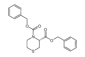 (-)-(3R)-4-(benzyloxycarbonyl)-perhydro-1,4-thiazine-3-carboxylic acid benzyl ester 159381-00-7