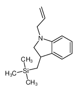 trimethyl-[(1-prop-2-enyl-2,3-dihydroindol-3-yl)methyl]silane 176376-90-2