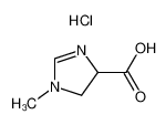 1-methylimidazoline-4-carboxylic acid hydrochloride 124999-50-4