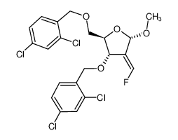 甲基-2-脱氧-3,5-二-O-(3,5-二氯苯基)-2-(氟亚甲基)-alpha-D-赤式戊呋喃糖苷