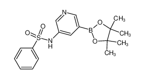 N-(5-(4,4,5,5-四甲基-1,3,2-二噁硼烷-2-基)吡啶-3-基)苯磺酰胺