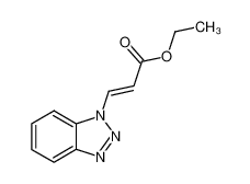 (E)-ethyl 3-(1H-benzo[d][1,2,3]triazol-1-yl)acrylate 107097-17-6