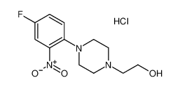 2-[4-(4-Fluoro-2-nitrophenyl)piperazin-1-yl]-ethanol hydrochloride 1185297-30-6