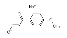 sodium salt of p-methoxybenzoylacetaldehyde