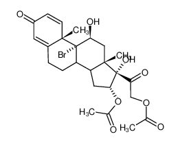91160-86-0 structure, C25H31BrO8