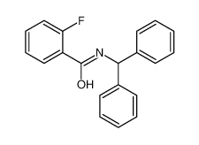 N-benzhydryl-2-fluorobenzamide 88229-30-5