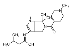 PHA-793887; 3-甲基-N-[1,4,5,6-四氢-6,6-二甲基-5-[(1-甲基-4-哌啶基)甲酰基]吡咯并[3,4-c]吡唑-3-基]丁酰胺