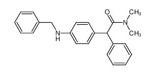 2-(4-Benzylamino-phenyl)-N,N-dimethyl-2-phenyl-acetamide 101024-59-3