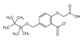2-[4-(叔丁基二甲硅氧基甲基)-2-硝基苯氧基]乙酸