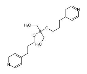 diethyl-bis(3-pyridin-4-ylpropoxy)silane 18586-41-9