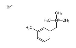 trimethyl-[(3-methylphenyl)methyl]azanium,bromide 21949-11-1