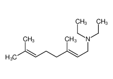(2E)-N,N-diethyl-3,7-dimethylocta-2,6-dien-1-amine 40267-53-6