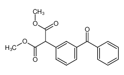 dimethyl 2-(3'-benzoyl)phenylpropanedioate 80073-58-1
