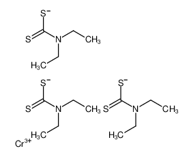 chromium(3+),N,N-diethylcarbamodithioate 18898-57-2