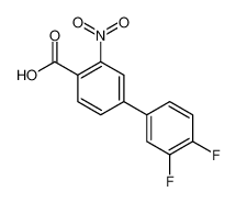 4-(3,4-difluorophenyl)-2-nitrobenzoic acid 887243-41-6