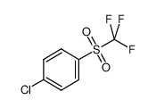 1-chloro-4-(trifluoromethylsulfonyl)benzene 383-11-9