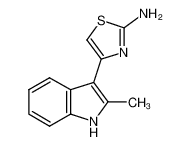 4-(2-methyl-1H-indol-3-yl)-1,3-thiazol-2-amine 50825-19-9