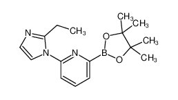 2-(2-ethylimidazol-1-yl)-6-(4,4,5,5-tetramethyl-1,3,2-dioxaborolan-2-yl)pyridine 95+%
