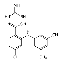 [[4-氯-2-[(3,5-二甲基苯基)氨基]苯甲酰基]氨基]硫脲