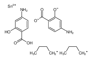 [(4-amino-2-hydroxybenzoyl)oxy-dibutylstannyl] 4-amino-2-hydroxybenzoate 3026-83-3