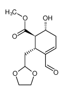 120132-02-7 (1R,2R,6R)-methyl 2-((1,3-dioxolan-2-yl)methyl)-3-formyl-6-hydroxycyclohex-3-enecarboxylate