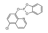 8-(1,3,2-benzodioxaphosphol-2-yloxy)-5-chloroquinoline 90444-37-4