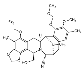 (6aS,7R,13S,14R,16R)-5-(allyloxy)-16-(hydroxymethyl)-9-methoxy-8-(methoxymethoxy)-4,10,17-trimethyl-6,6a,7,13,14,16-hexahydro-12H-7,13-epiminobenzo[4,5]azocino[1,2-b][1,3]dioxolo[4,5-h]isoquinoline-14-carbonitrile