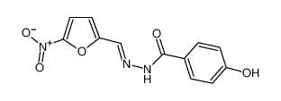 4-hydroxy-N-[(E)-(5-nitrofuran-2-yl)methylideneamino]benzamide 965-52-6