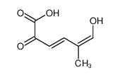(3E,5Z)-6-hydroxy-5-methyl-2-oxohexa-3,5-dienoic acid 13046-69-0