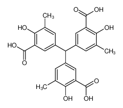 129749-43-5 5-[bis(3-carboxy-4-hydroxy-5-methylphenyl)methyl]-2-hydroxy-3-methylbenzoic acid