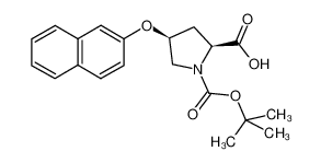 (2S,4s)-1-(叔丁氧基羰基)-4-(2-萘氧基)-2-吡咯烷羧酸