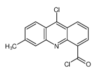 9-chloro-6-methylacridine-4-carbonyl chloride 86611-43-0