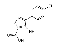 3-amino-4-(4-chlorophenyl)thiophene-2-carboxylic acid 649757-59-5