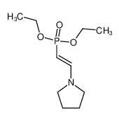 diethyl (E)-2-pyrrolidinoethenylphosphonate 126688-01-5