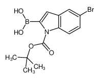 5-溴-N-(叔丁氧羰基)吲哚2-硼酸