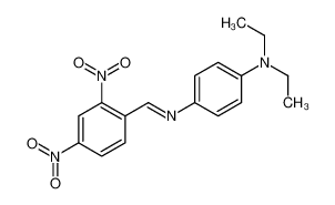 4-[(2,4-dinitrophenyl)methylideneamino]-N,N-diethylaniline 62037-40-5