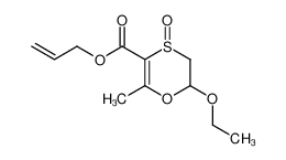 321904-66-9 prop-2-enyl 6-ethoxy-5,6-dihydro-2-methyl-4-oxo-1,4-oxathiin-3-carboxylate