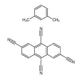 anthracene-2,6,9,10-tetracarbonitrile compound with m-xylene (1:1) 142723-95-3