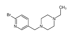 1-(6-bromopyridin-3-ylmethyl)-4-ethylpiperazine 1231930-25-8
